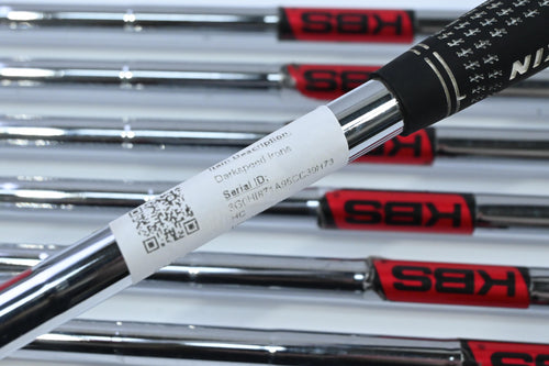 Cobra Darkspeed Irons / 5-PW+GW / Stiff Flex KBS Tour 90 Shafts