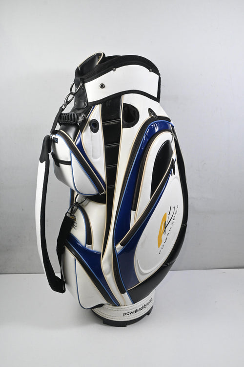 Powakaddy Cart Bag / 14-Way Divider / White, Black , Blue