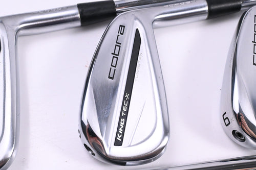 Cobra 2025 King Tec-X Irons / 4-PW+GW / Stiff Flex KBS $-Taper Lite 100 Shafts
