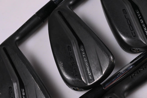 Cobra King Forged Tec 2023 Black Irons / 5-PW / Stiff Flex KBS $-Taper Lite