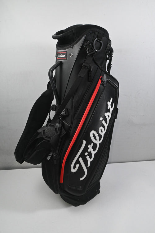 Titleist Stand Bag / 5-Way Divider / Black, Red