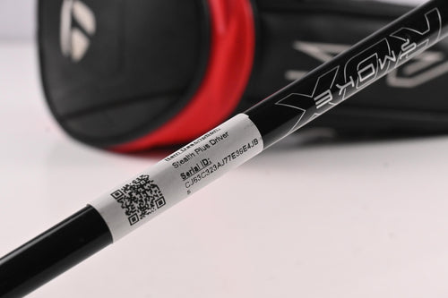 Taylormade Stealth Plus Driver / 10.5 Degree / Stiff Flex HZRDUS Smoke RDX Red 60 Shaft