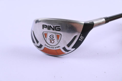 Ping G10 #2 Hybrid / 18 Degree / Stiff Flex Grafalloy ProLaunch Red Shaft