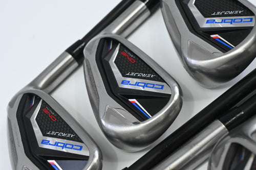 Cobra Aerojet One Length Irons / 6-PW+GW+SW / Regular Flex KBS PGI 75 Shafts