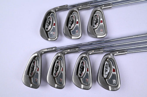 Ping i15 Irons / 4-PW / White Dot / Regular Flex Ping AWT Shafts