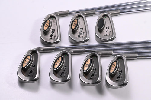 Ping i3 O-Size Irons / 4-PW / Green Dot / Regular Flex Ping Cushin JZ Steel Shafts