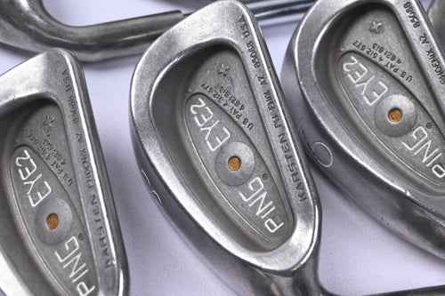 Left Hand Ping Eye 2+ Irons / 3-PW+SW / Gold Dot / Stiff Flex Ping ZZ-Lite