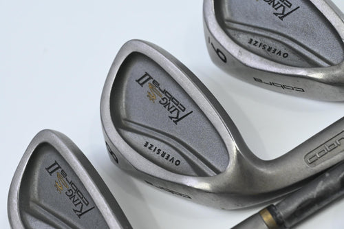 Left Hand King Cobra Oversize II Irons / 3-9 / Stiff Flex IQ System Shafts