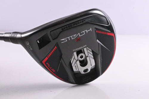 Left Hand Taylormade Stealth 2 Plus #3 Wood / 15 Degree / X-Flex Kai'li Red 75
