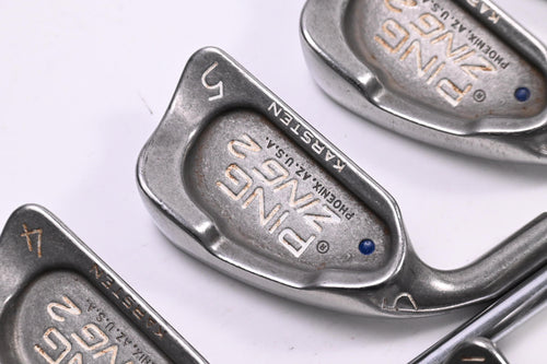 Left Hand Ping Zing 2 Irons / 4-PW+SW+LW / Blue Dot / Stiff Flex Ping Karsten JZ