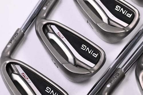 Ping G25 Irons / 5-PW+UW+SW+LW / Silver Dot / Regular Flex Ping CFS Shafts