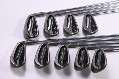 Ping G25 Irons / 5-PW+UW+SW+LW / Silver Dot / Regular Flex Ping CFS Shafts