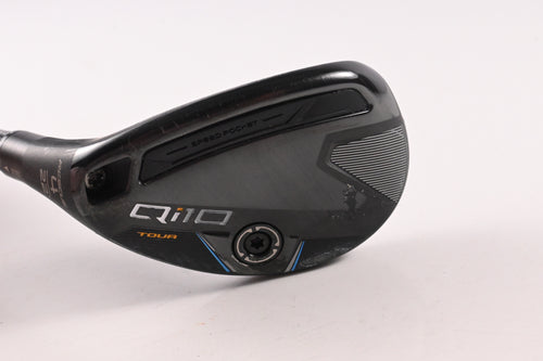 Left Hand Taylormade Qi10 Tour #4 Hybrid / 22 Degree / Regular Flex Tensei AV