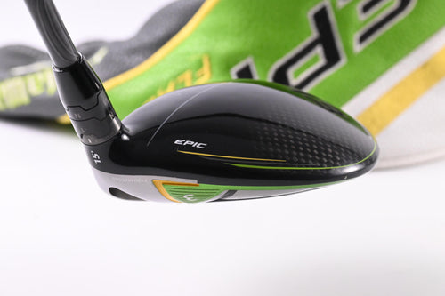 Callaway Epic Flash #3 Wood / 15 Degree / Stiff Flex Evenflow Black 75 Shaft