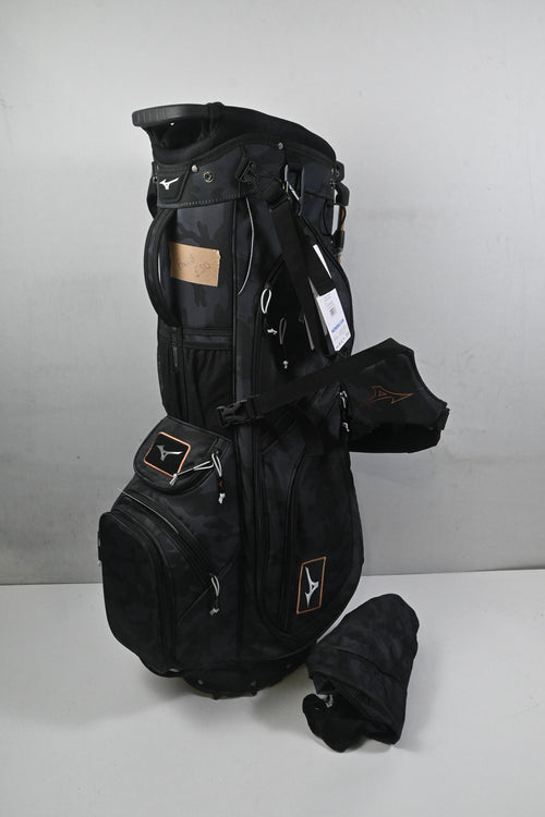 Mizuno BRD-X Stand Bag / 14-Way Divider / Black, Camo
