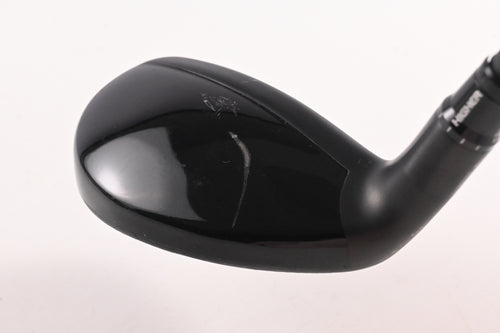 Left Hand Taylormade Qi10 Tour #4 Hybrid / 22 Degree / Regular Flex Tensei AV