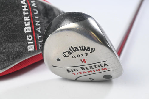 Callaway Big Bertha Titanium #5 Wood / 18 Degree / Regular Flex RCH 75 Shaft