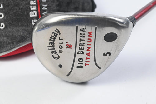 Callaway Big Bertha Titanium #5 Wood / 18 Degree / Regular Flex RCH 75 Shaft