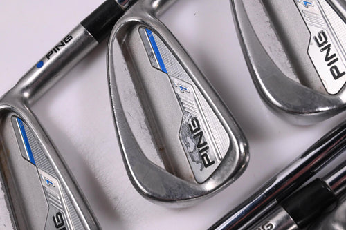 Ping i-Series E1 Irons / 4-PW / Blue Dot / Regular Flex Ping AWT 2.0 Shafts