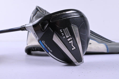 Left Hand Taylormade SIM Max Driver / 10.5 Degree / Regular Flex Ventus Blue 6