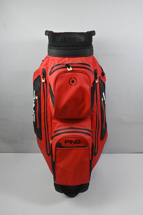 Ping Pioneer Monsoon Cart Bag / 14-Way Divider / Red, Black