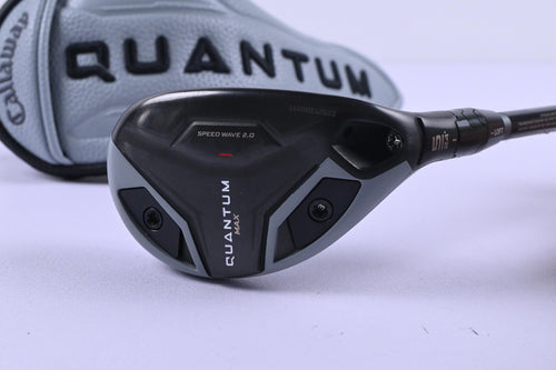 Callaway Quantum Max #5 Hybrid / 24 Degree / Regular Flex Denali Frost Silver 60