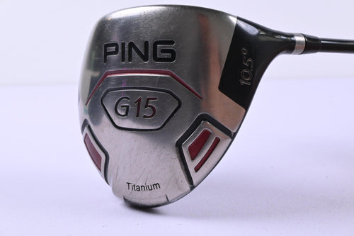 Ping G15 Driver / 10.5 Degree / Stiff Flex Aldila Serano 60 Shaft