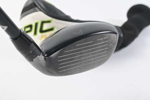 Left Hand Callaway Epic Flash #4 Hybrid / 21 Degree / Stiff Flex Tensei CK White
