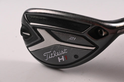 Titleist 818 H1 #3 Hybrid / 21 Degree / Stiff Flex Aldila Rogue White 85 Shaft