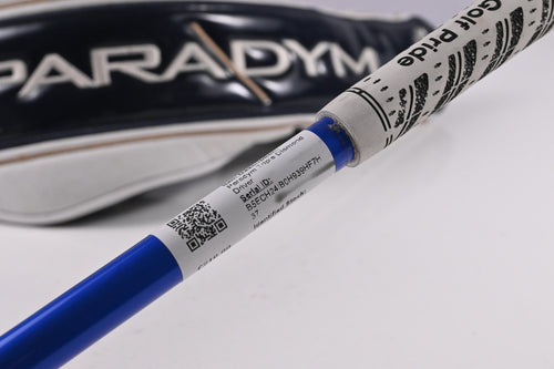 Callaway Paradym Triple Diamond Driver / 10.5 Degree / Stiff Flex Grafalloy Blue Shaft