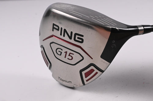 Ping G15 Driver / 9 Degree / Stiff Flex Aldila Serrano 60 Shaft
