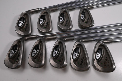 Ping i3+ Blade Irons / 3-PW+UW / Green Dot / Stiff Flex Steel Shafts