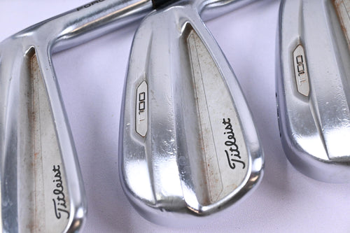 Titleist T100 2021 Irons / 4-9i / X-Flex Steel Shafts