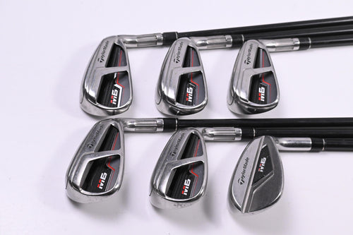 Taylormade M6 Irons / 5-9i+GW / Regular Flex Fujikura Atmos 6 Orange Shafts