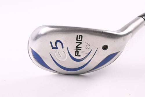 Ping G5 #4 Hybrid / 22 Degree / Stiff Flex Aldila NV 85 Shaft