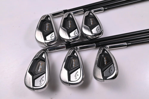 Callaway Rogue ST Max OS Irons / 6-PW+SW / Senior Flex Cypher 50 Shafts