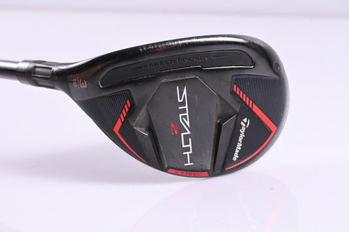 Left Hand Taylormade Stealth 2 #3 Hybrid / 19 Degree / Stiff Flex Ventus TR Red