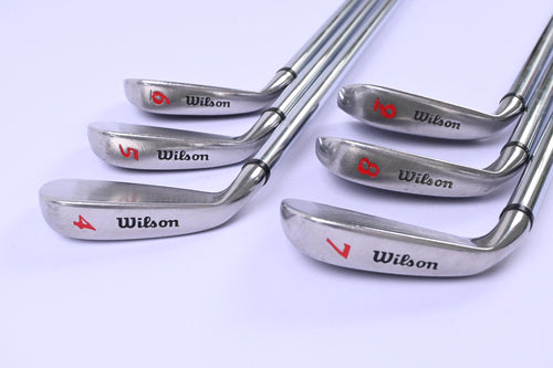 Wilson Deep Red Irons / 4-9i / Regular Flex Fluid Feel Fat Shaft