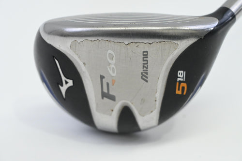 Mizuno F-60 #5 Wood / 18 Degree / Ladies Flex Mizuno Exsar FS3 60 Shaft