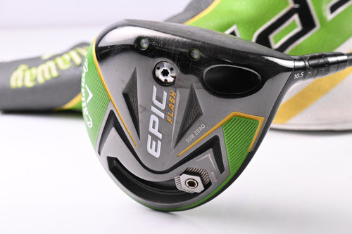 Callaway Epic Flash Sub Zero Driver / 10.5 Degree / Stiff Flex Pro Green 62