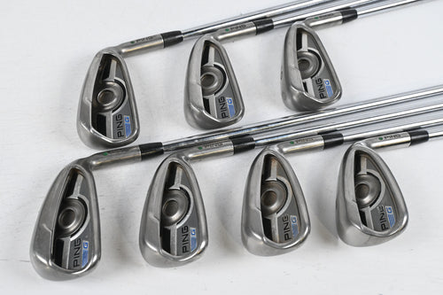 Ping G Series Irons / 4-PW / Green Dot / Regular Flex Ping AWT 2.0 Shafts