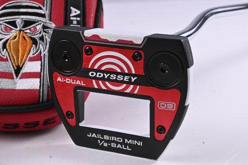 Odyssey Ai-Dual Jailbird Mini 1/2 Ball Putter / 34 Inch
