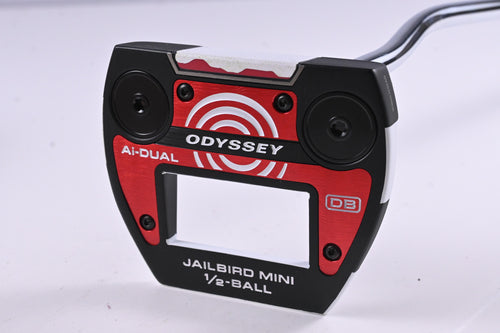 Odyssey Ai-Dual Jailbird Mini 1/2 Ball Putter / 34 Inch
