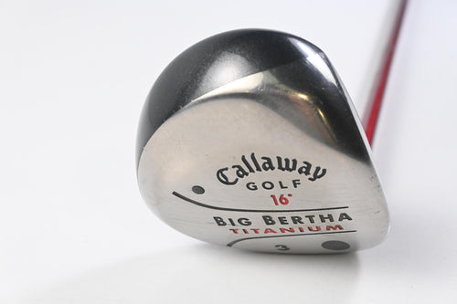 Callaway Big Bertha Titanium #3 Wood / 16 Degree / Firm Flex RCH 75 Shaft