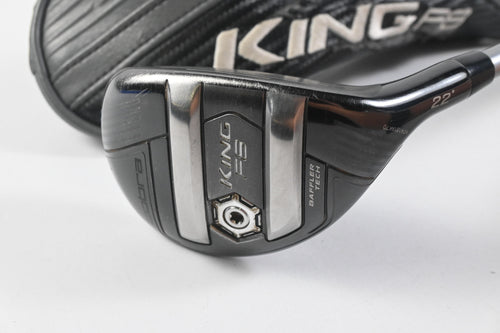 Cobra King F8 #4 Hybrid / 22 Degree / Stiff Flex Aldila Rogue Pro 75