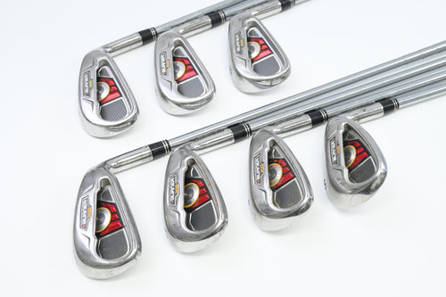 Taylormade Burner XD Irons / 4-PW+SW, Missing 8 iron / Regular Flex Reax 90