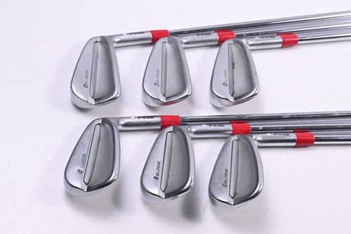 Ping iBlade Irons / 5-PW / White Dot / Stiff Flex Ping AWT 2.0 Steel Shafts