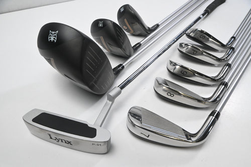 Ladies Lynx Crystal Package Set / Woods, Irons, Putter