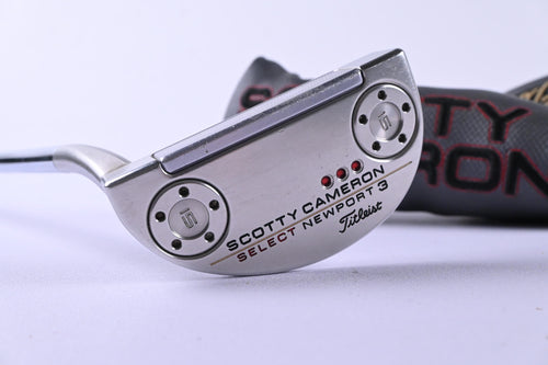 Left Hand Scotty Cameron Select 2016 Newport 3 Putter / 34 Inch