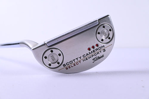 Left Hand Scotty Cameron Select 2016 Newport 3 Putter / 34 Inch